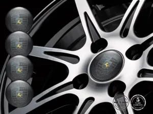 Porsche Car Rim Decal Style Premium Dome Edition